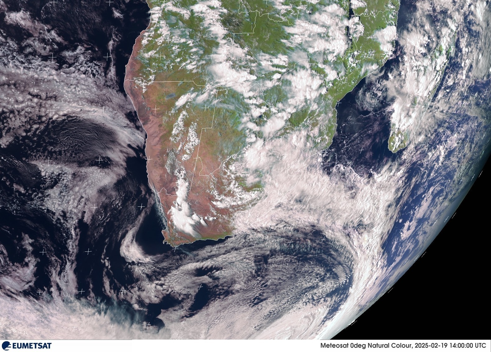 George Weather - Visual Satellite Image South Africa 